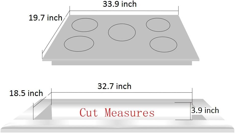 34 Inch 5 Burners Stainless Steel Gas Cooktop W1091