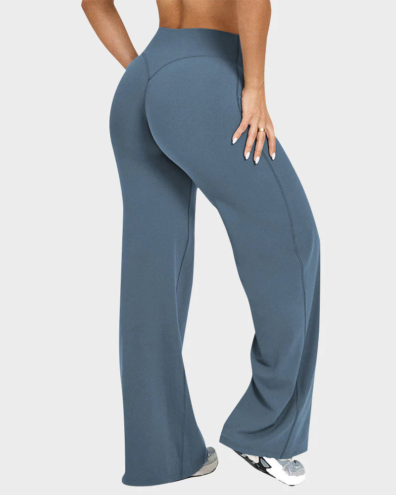 High-Waisted Wide-Leg Yoga Pants W982019