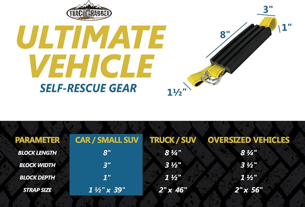 Set of 2 Tire Traction Device for Snow Mud Sand G559