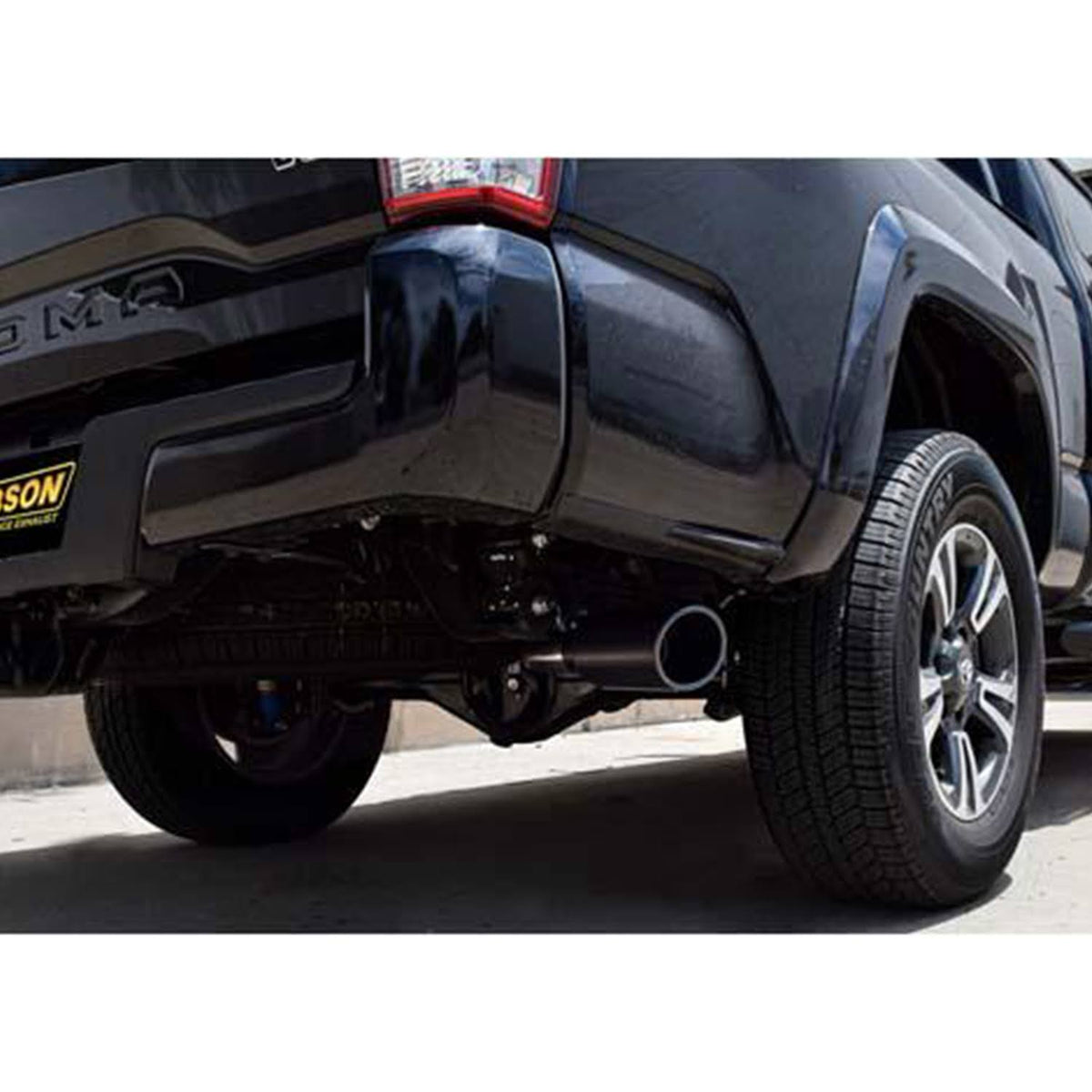 Black Cat-Back Dual Sport Exhaust System Q97926