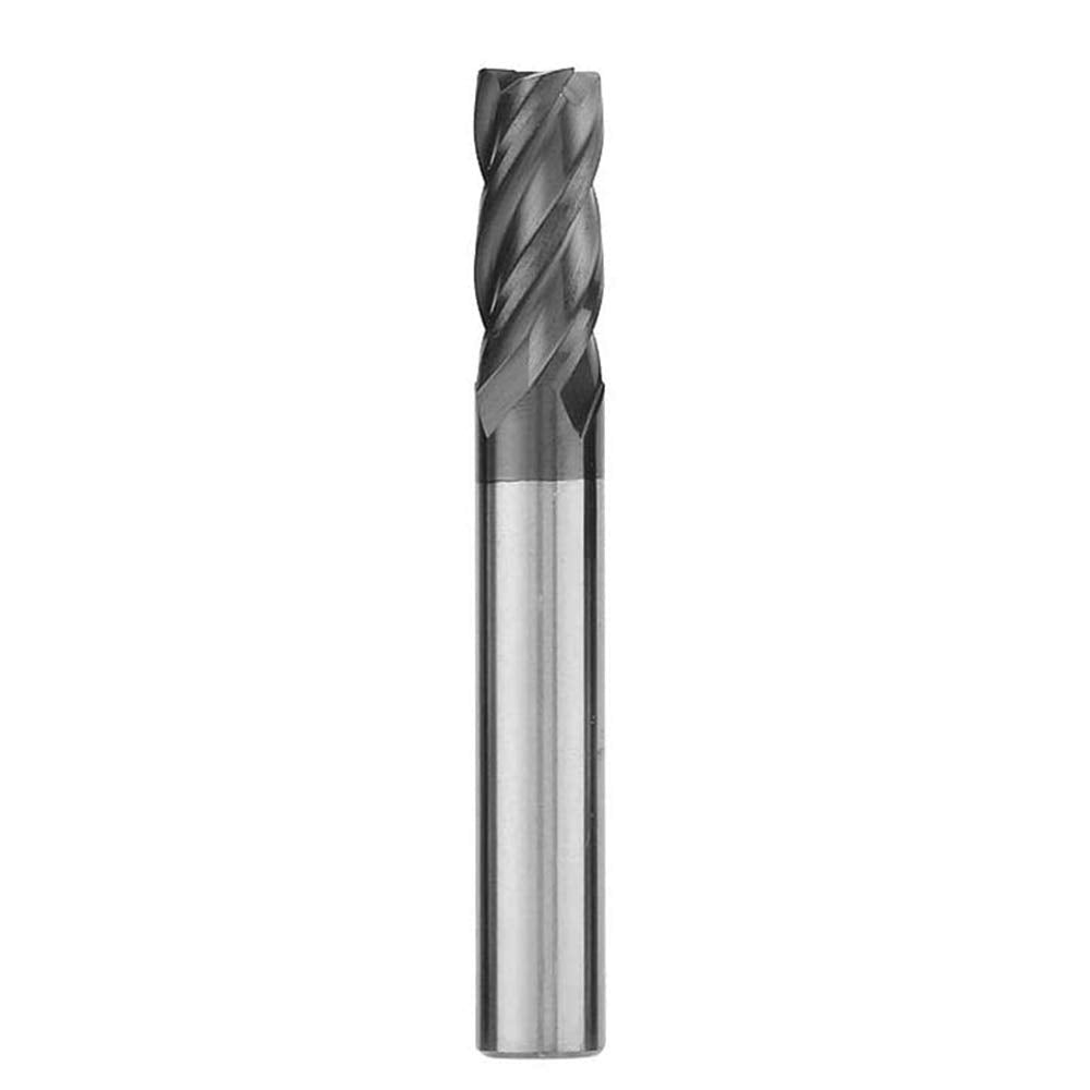1/2 Carbide Square End Mill 4 Flute AlTiN Coating Pack of 2 B309935