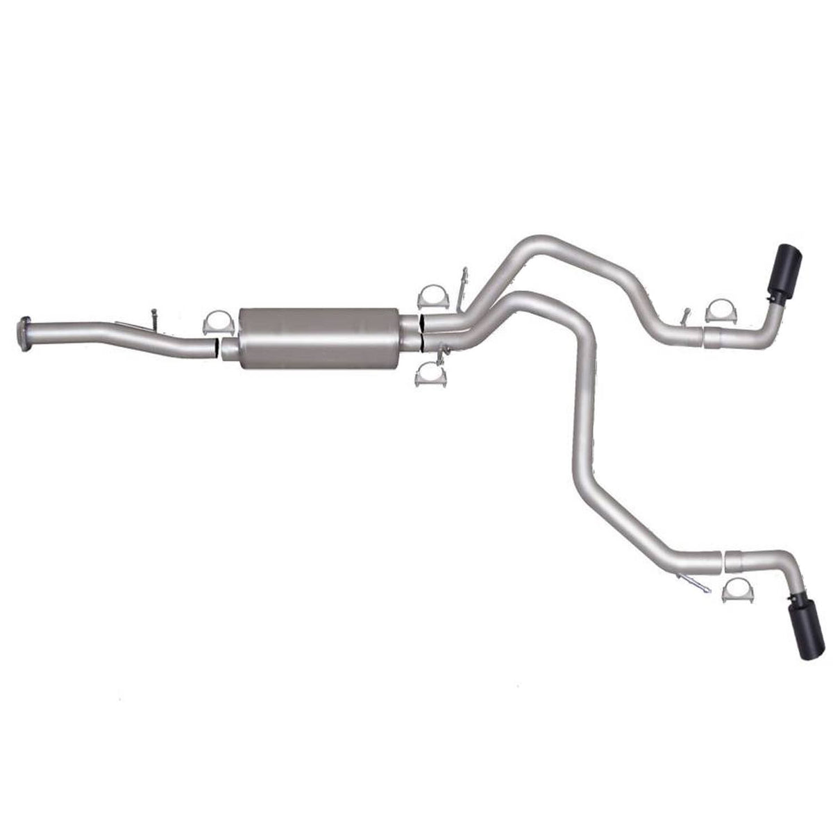 Black Cat-Back Dual Sport Exhaust System Q97926