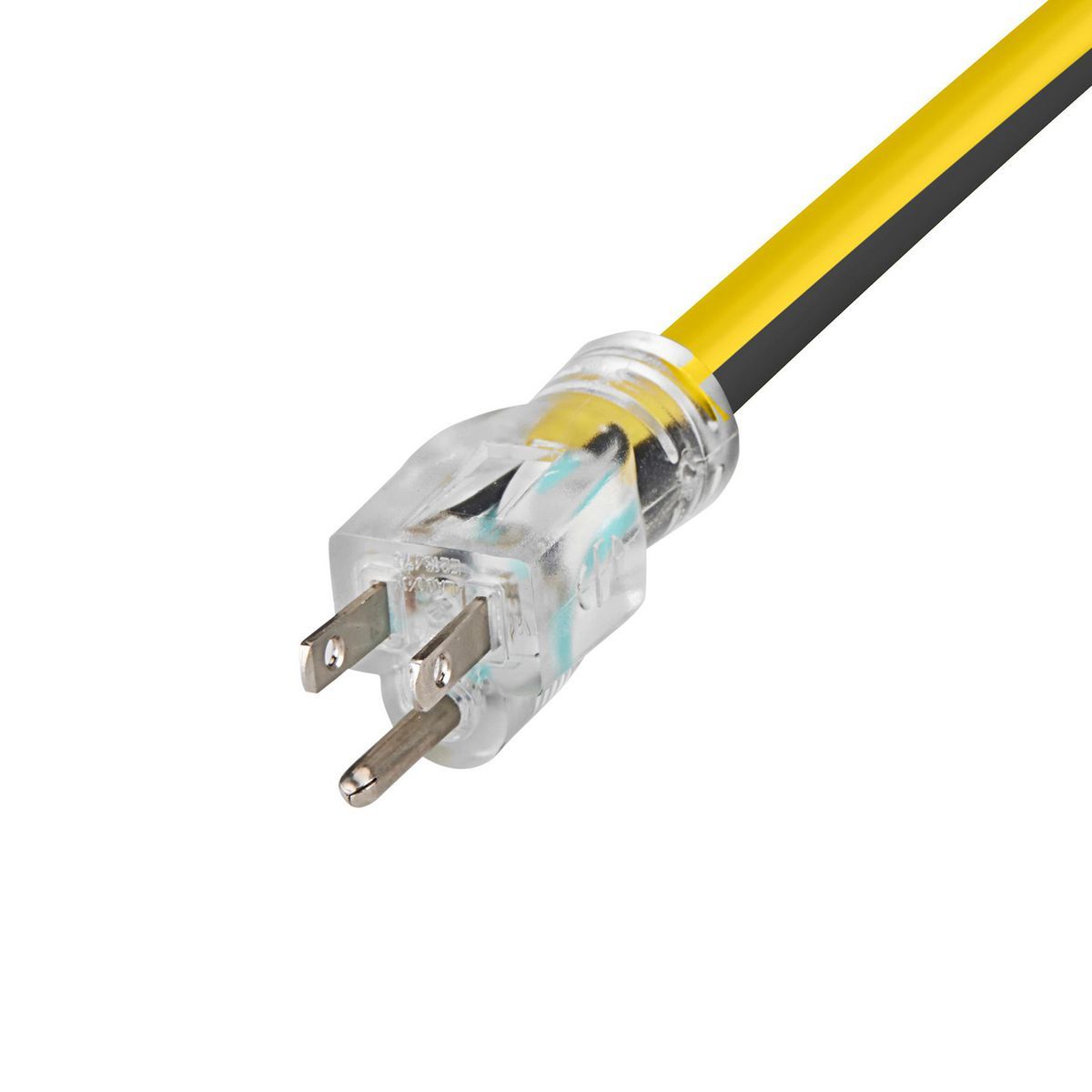 100 ft. 12/3 Gauge Multiple Outlet Extension Cord with Indicator Light, Yellow, Black R697470