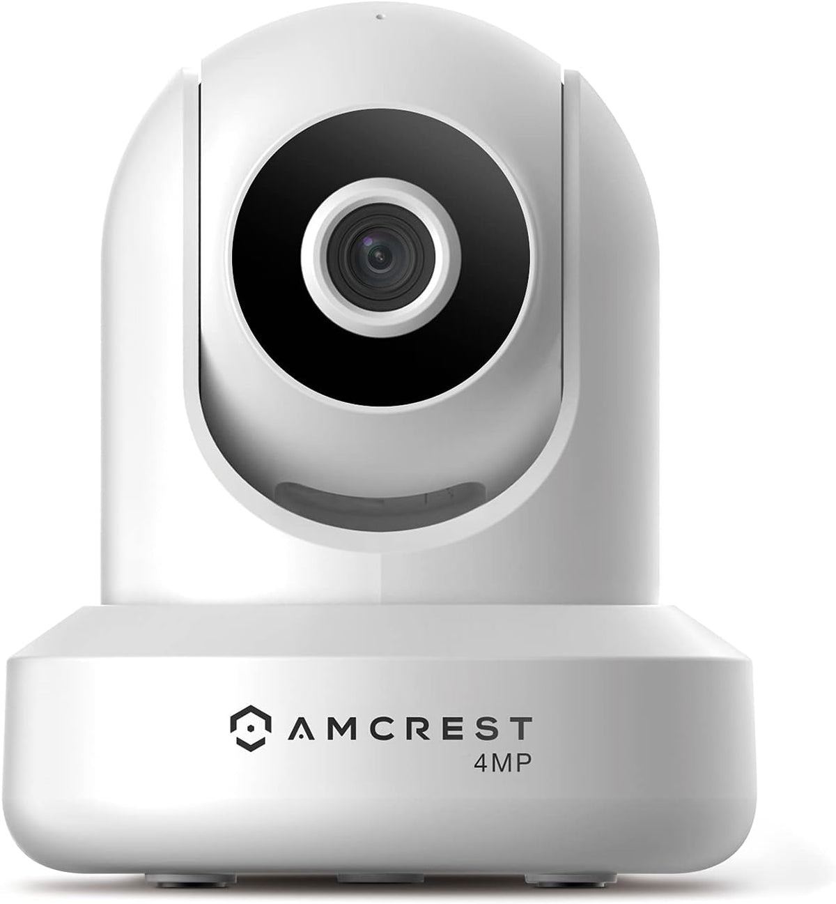 4MP Indoor WiFi Security IP Camera with Pan/Tilt, Two-Way Audio, Night Vision, White, Pack of 2 E789516