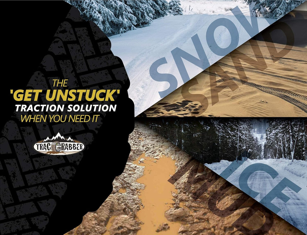 Set of 2 Tire Traction Device for Snow Mud Sand G559