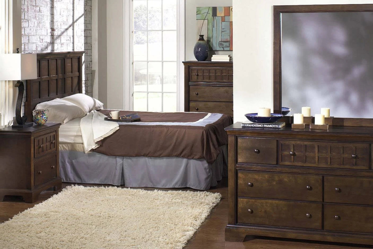 Brown Queen Headboard E504