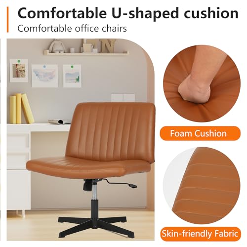 Armless Cross Legged Office Desk Chair Q2585