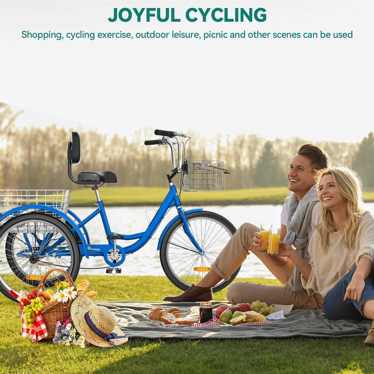 26 Adult Tricycle 3 Wheel Bike X724