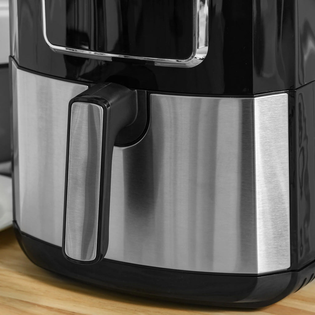 Black 6.9 Quart Air Fryer with Nonstick Basket B1100