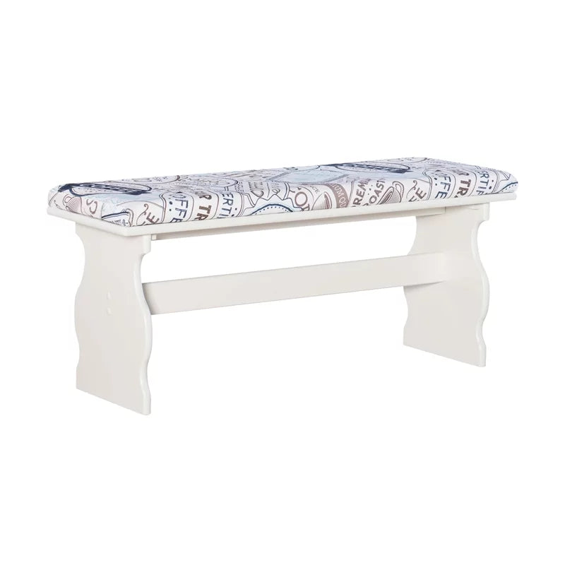 White Wood Corner Dining Set X4120