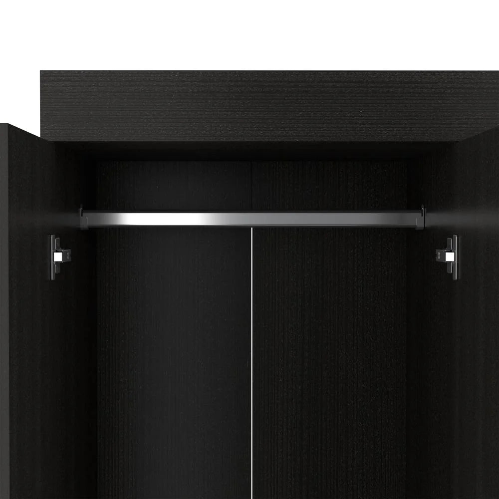 Black Mobile Armoire R70963