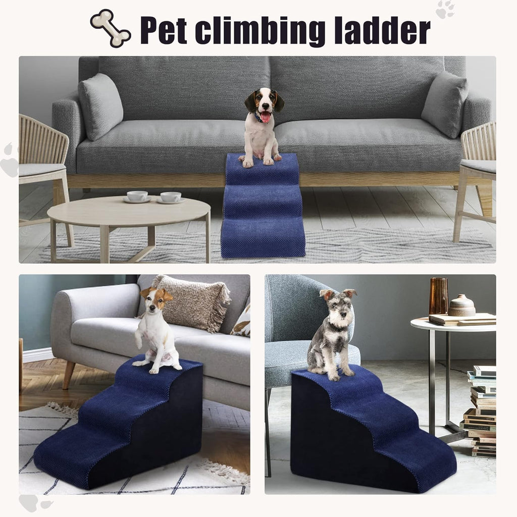 3 Tiers Non-Slip Foam Dog Stairs L17057