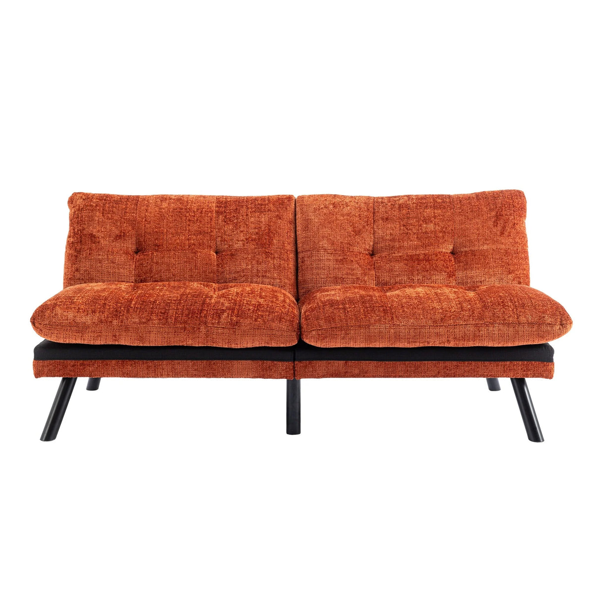 Orange Convertible Sofa Bed G1193