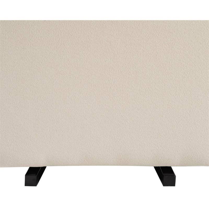 Cream Gliding Ottoman P290829