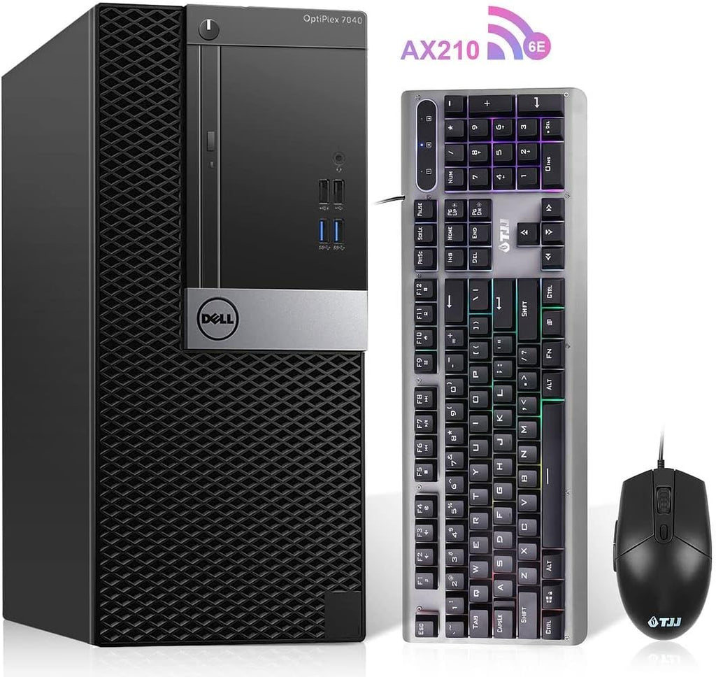 PC Tower Desktop Computer, i5 6500 3.20GHz, 16GB DDR4 Ram, 512GB M.2 NVMe SSD, 1TB HDD, Windows 10 Pro Q727