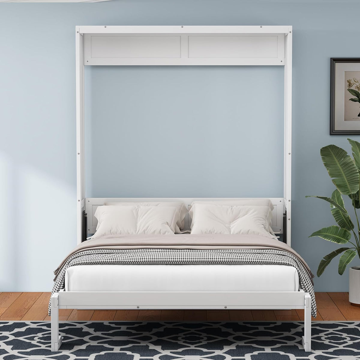 Queen Size Murphy Bed with Desk R891963
