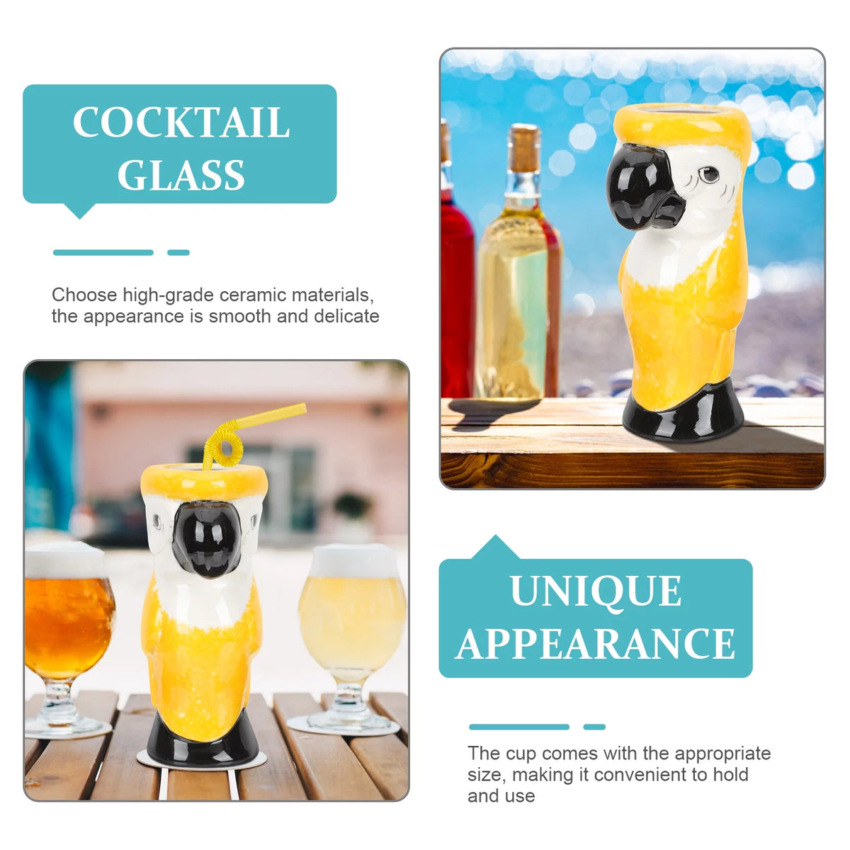 Parrot Shape Cocktail Cup Tiki Cup P542899