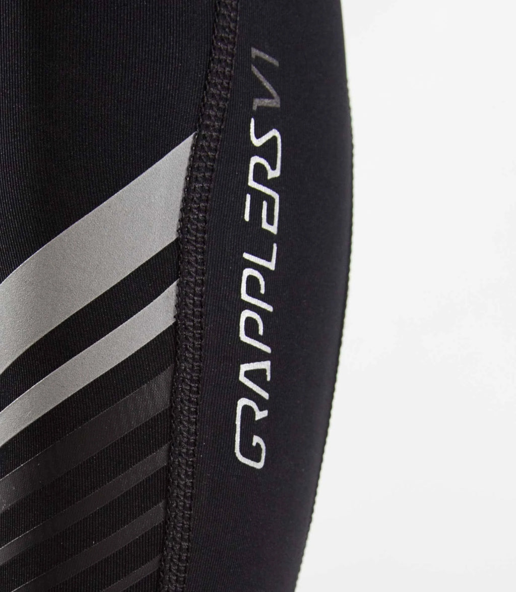 Black/Silver Compression Spats Q64459