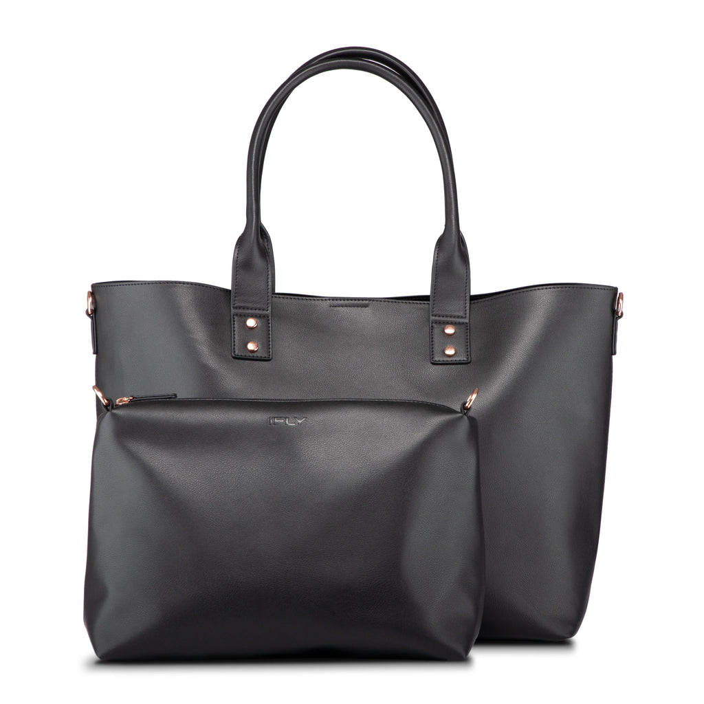 Black Weekender Travel Tote L64225