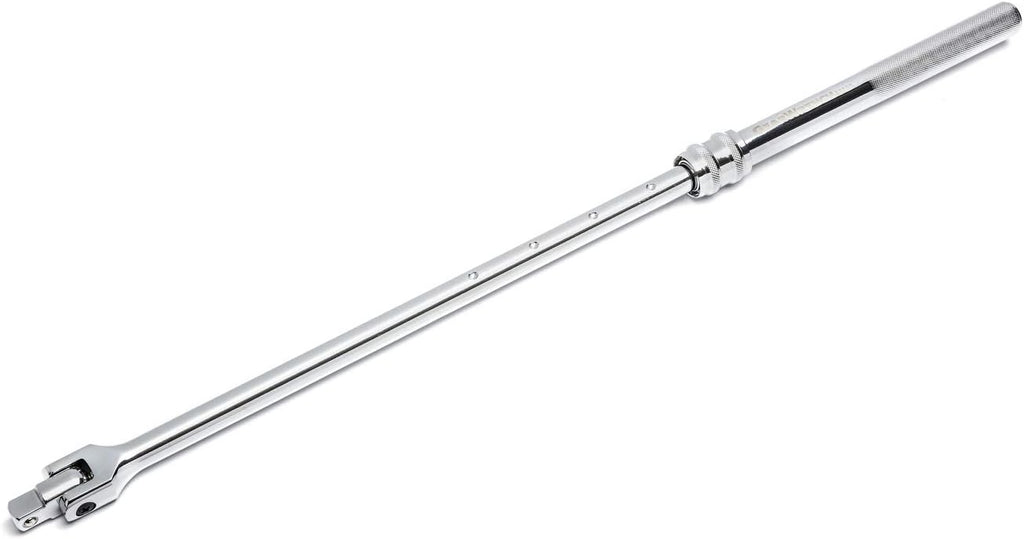 1/2" Drive Extendable Flex Handle/Breaker Bar, 18" -24", Pack of 2 T233