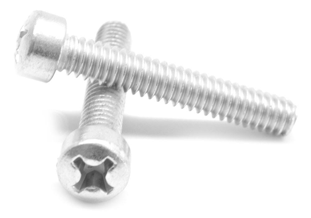1/4-20 x 1 1/2 Coarse Thread Machine Screw Phillips Fillister Head Low Carbon Steel Zinc Plated C741