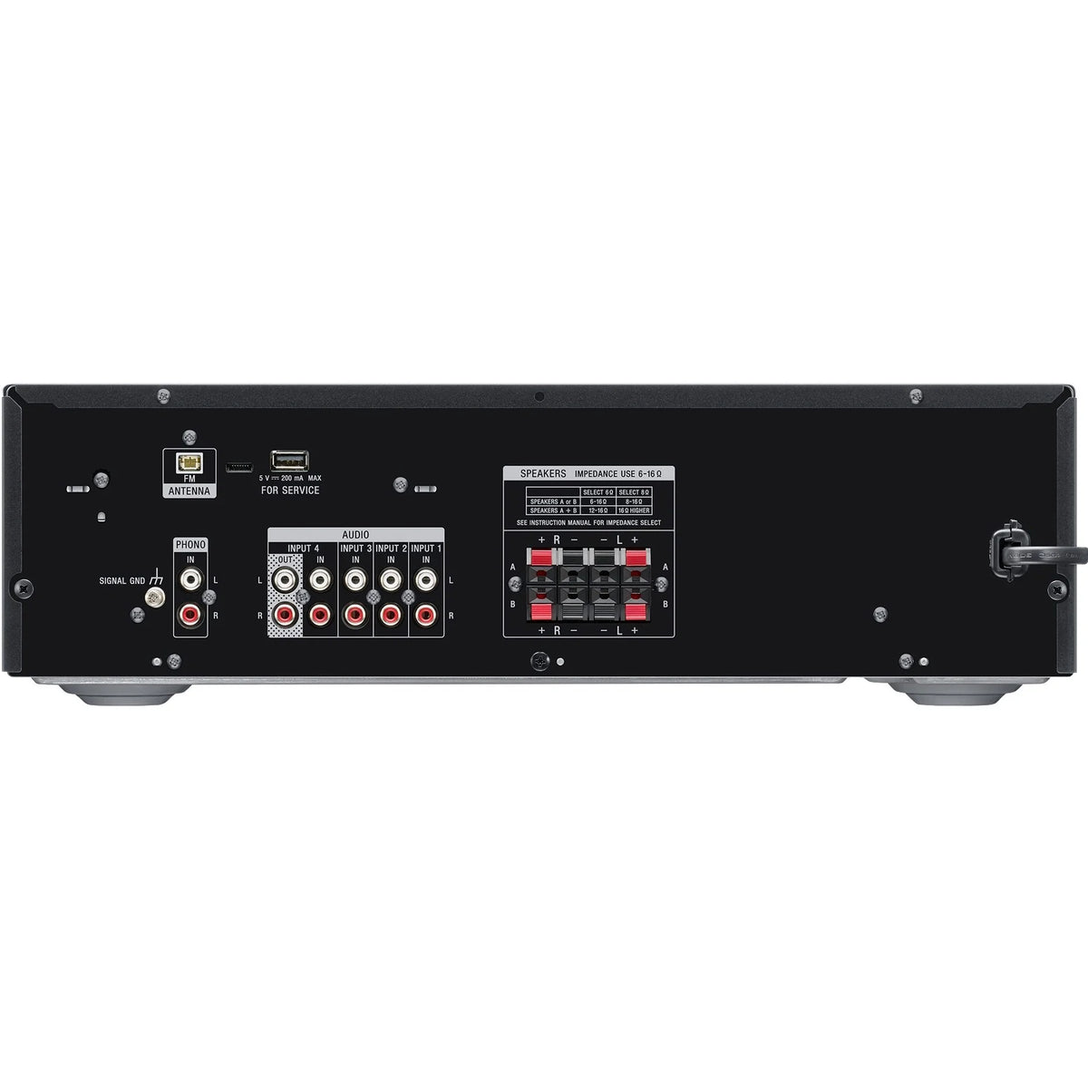 Stereo Receiver with Phono Input and Bluetooth Connectivity A872