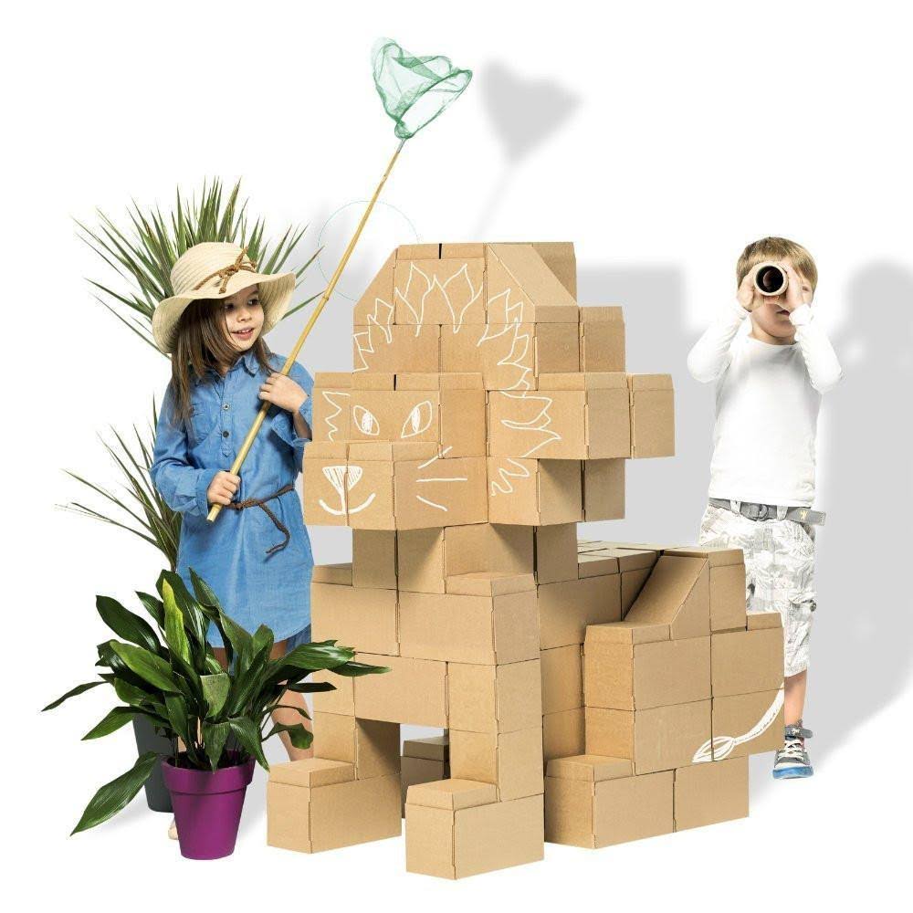 Giant Cardboard Building Blocks 60 Blocks A94545