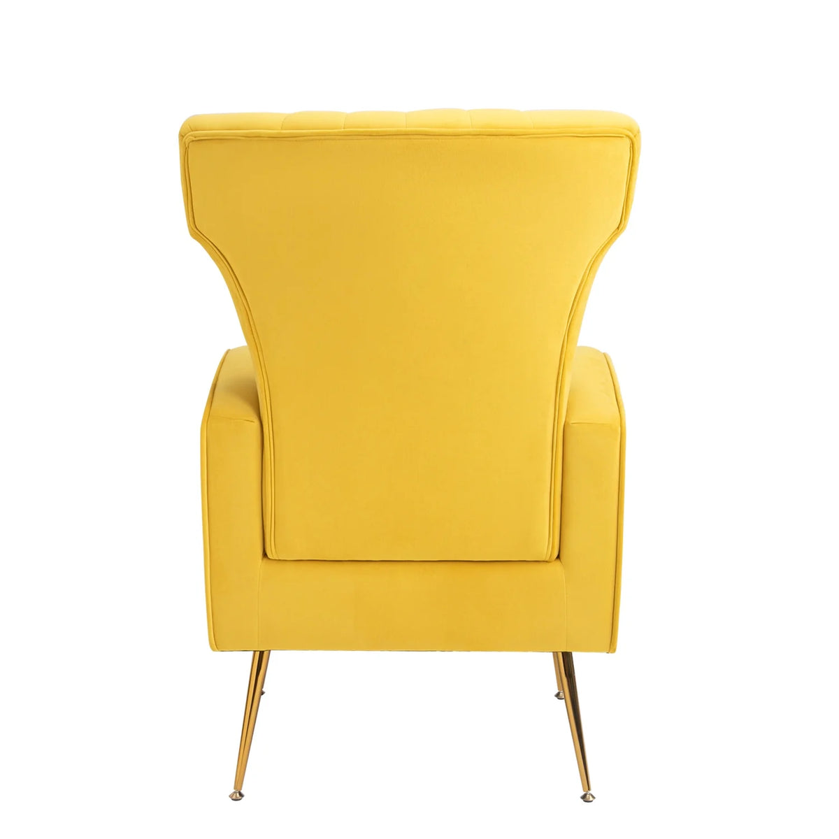 Velvet Wingback Accent Chair with Gold Legs A161