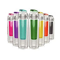 27 oz Dome Fruit Infuser Water Bottle Yellow A796