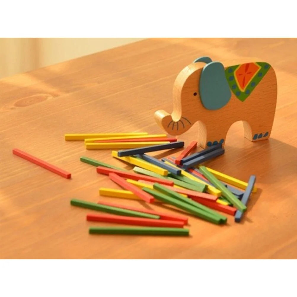 Wooden Stackable Building Blocks Set Educational Toys I303
