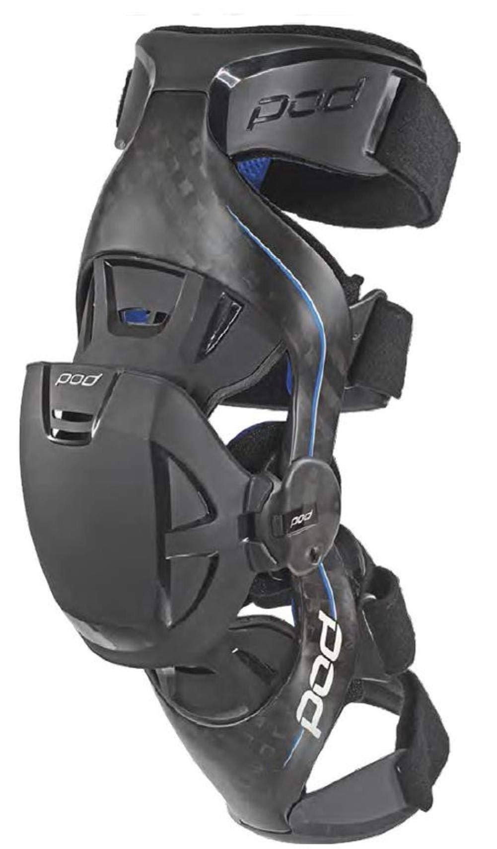 Carbon Blue Knee Brace Right Large V534