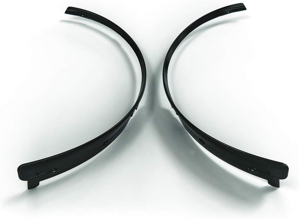 Painted Carbon Flash Black Rear Quarter Extensions N376005