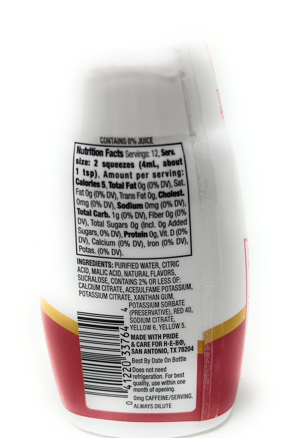 Mango Peach Liquid Beverage Enhancer Drink Mix 1.62oz P941507