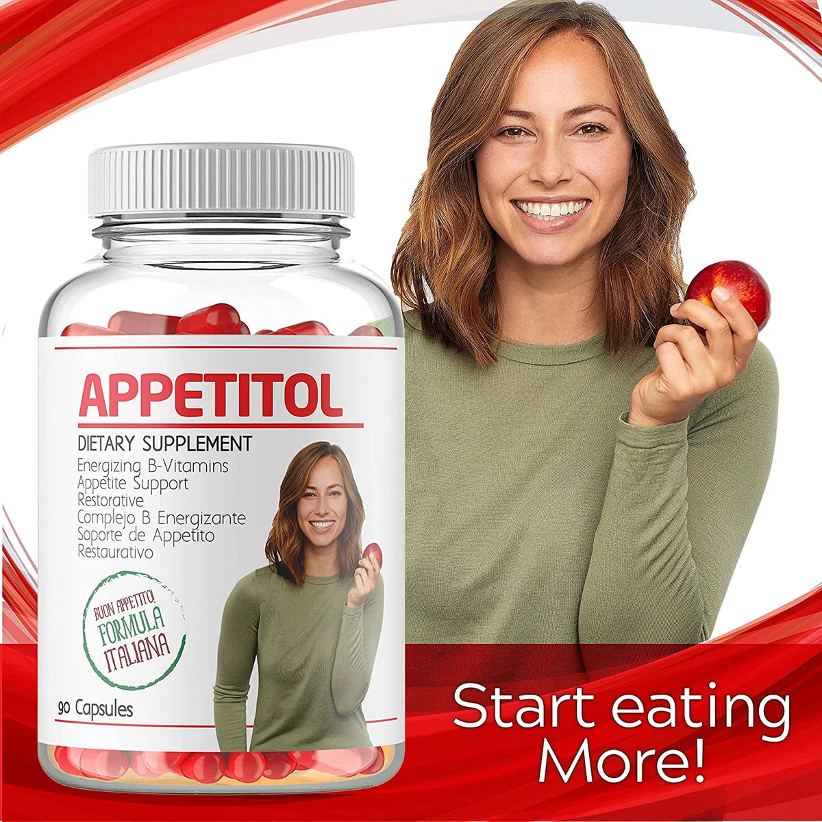 Natural Appetite and Weight Gain Capsules E354795