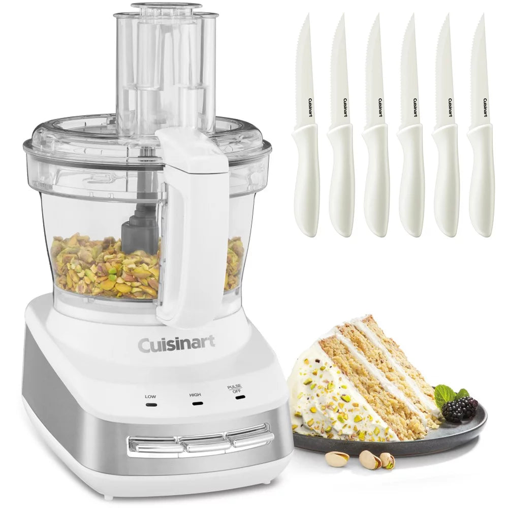 10-Cup Multifunctional Food Processor with 6-Piece Steak Knife Set H921