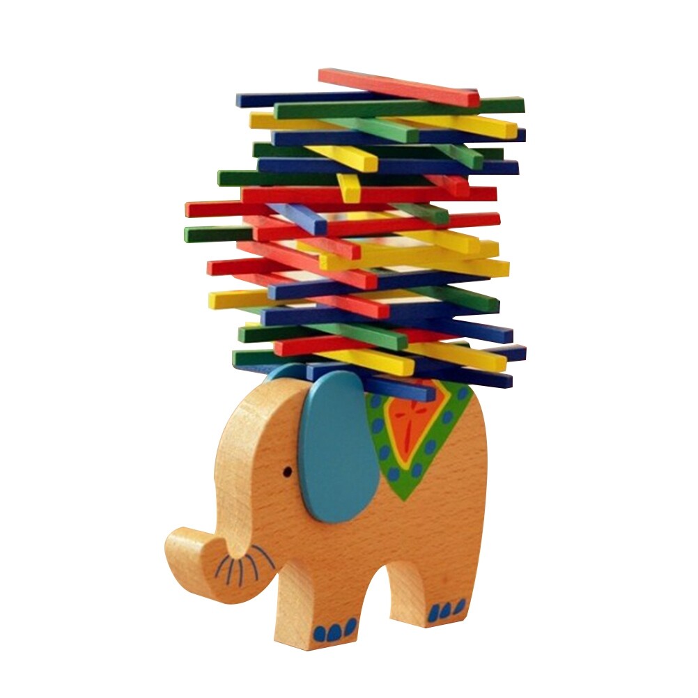 Wooden Stackable Building Blocks Set Educational Toys I303