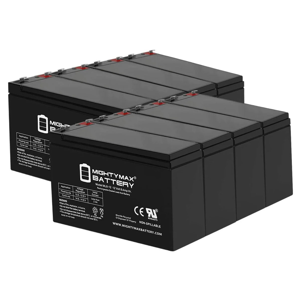 12V 8Ah Battery W1112