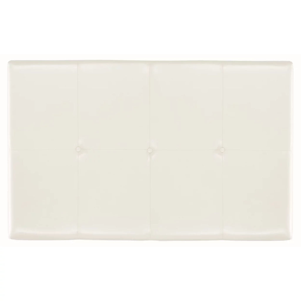 Cream Rectangular Cocktail Ottoman I2379