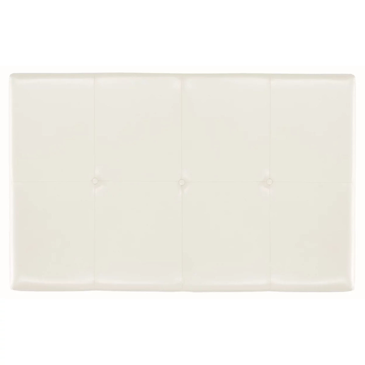 Cream Rectangular Cocktail Ottoman I2379