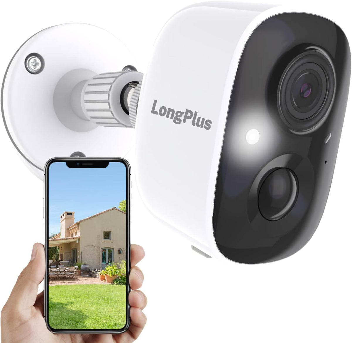 4MP Wireless Rechargeable Battery Powered Outdoor Camera W36570