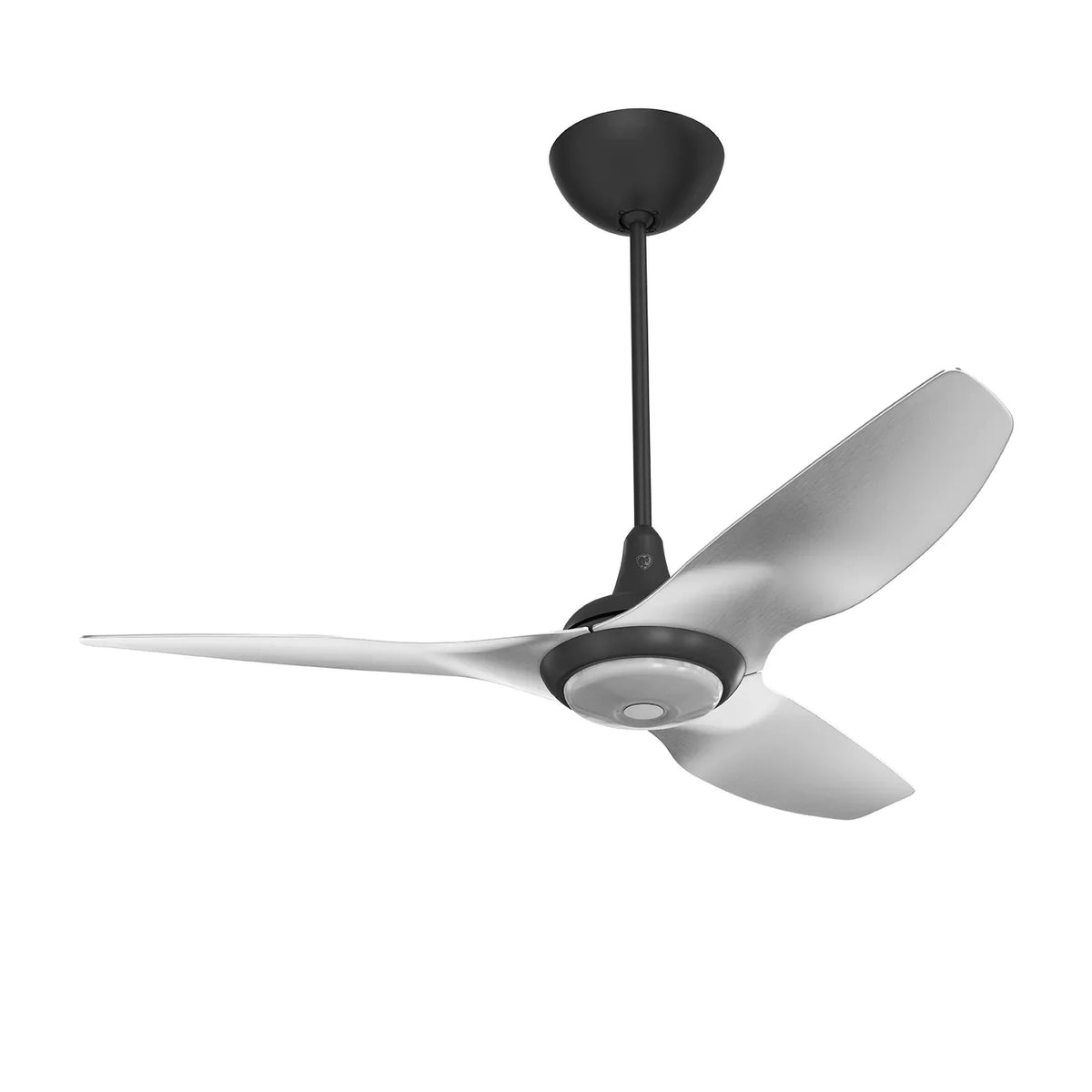 52 Ceiling Fan with Brushed Aluminum Blades and Black Finish K3274