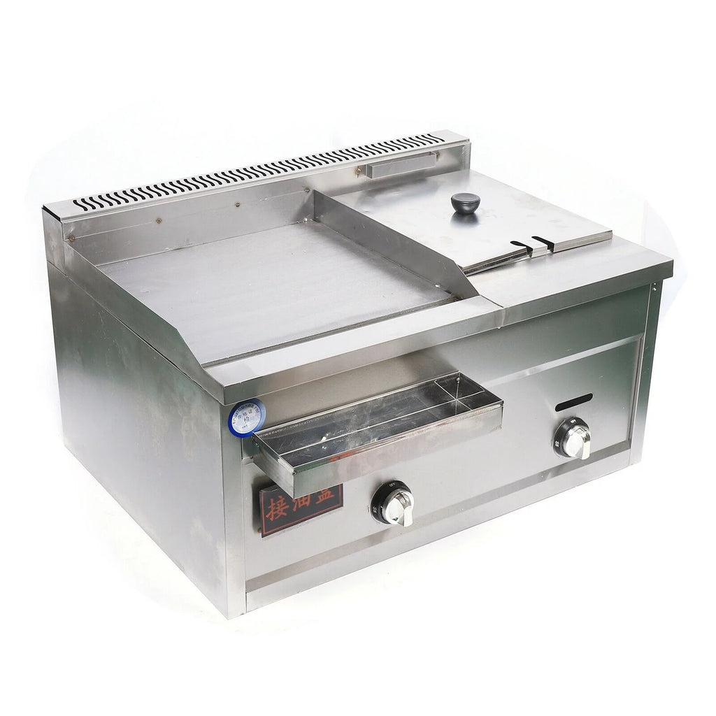 Multi-function Deep Fryer Stainless Steel with Portable Griddle P7515