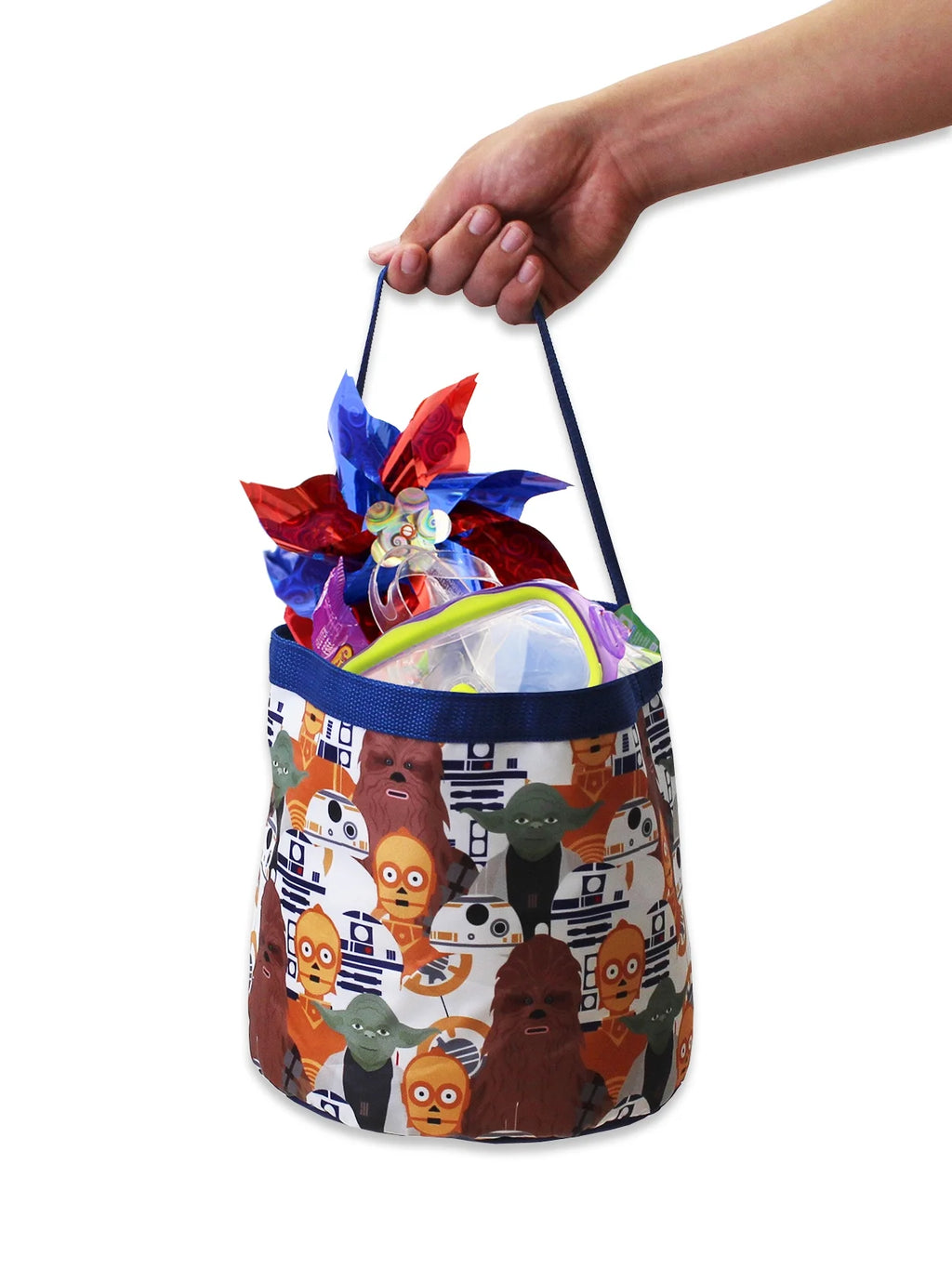 Yoda Nylon Collapsible Toy Storage Tote Bag V82374