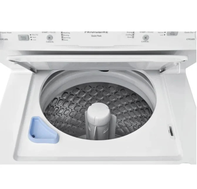 White Electric 4.5 Cu. Ft. Washer and 5.5 Cu. Ft. Dryer Laundry Centre P1937