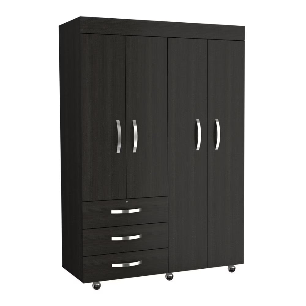 Black Mobile Armoire R70963