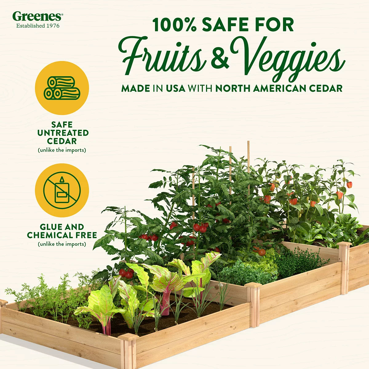 Cedar Raised Garden Bed K18648