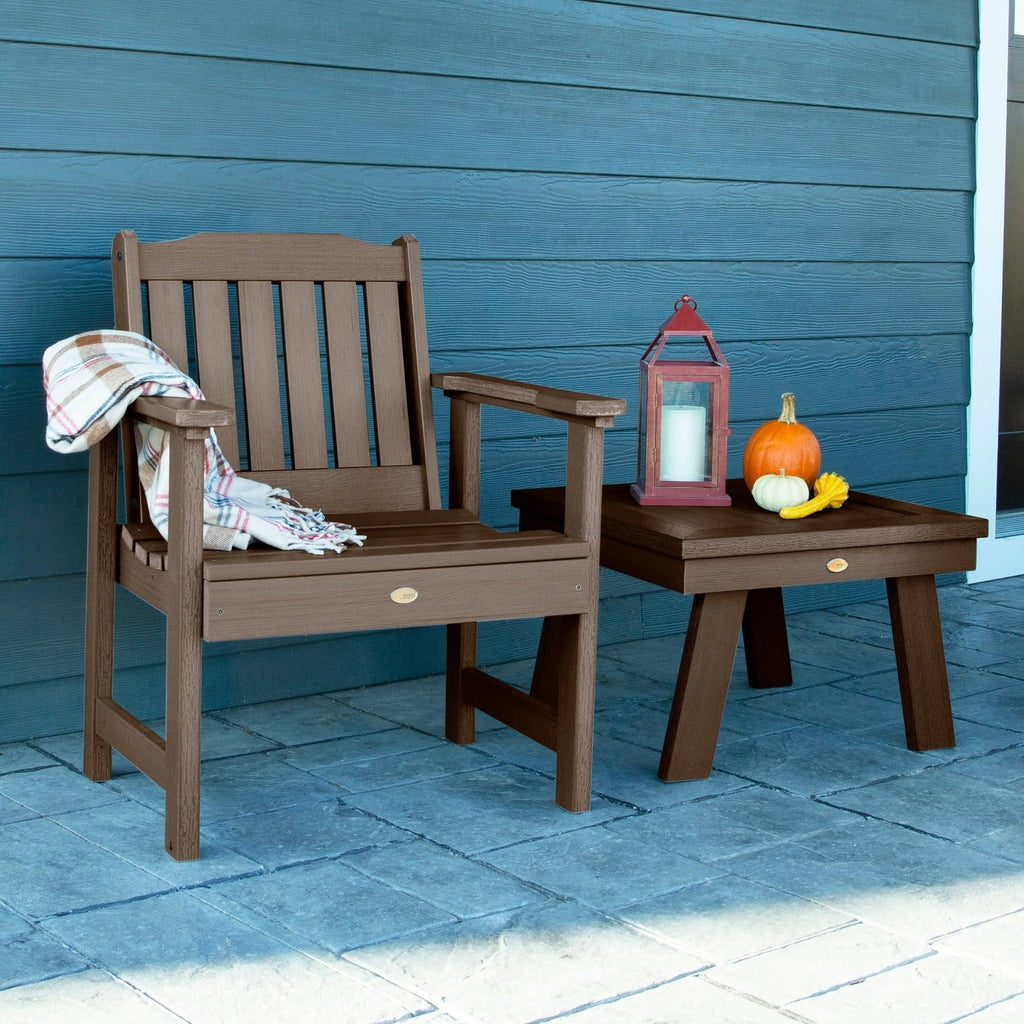 Black 3-Piece Plastic Patio Conversation Set S3965