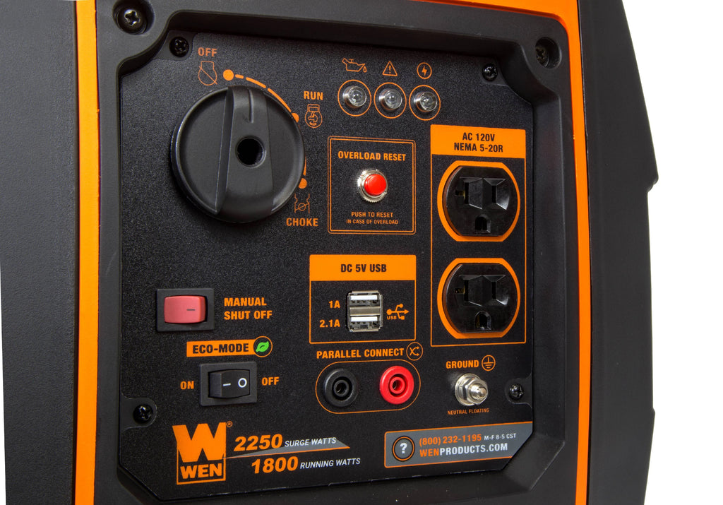 2250-Watt Portable Inverter Generator with Fuel Shut-off Q6810