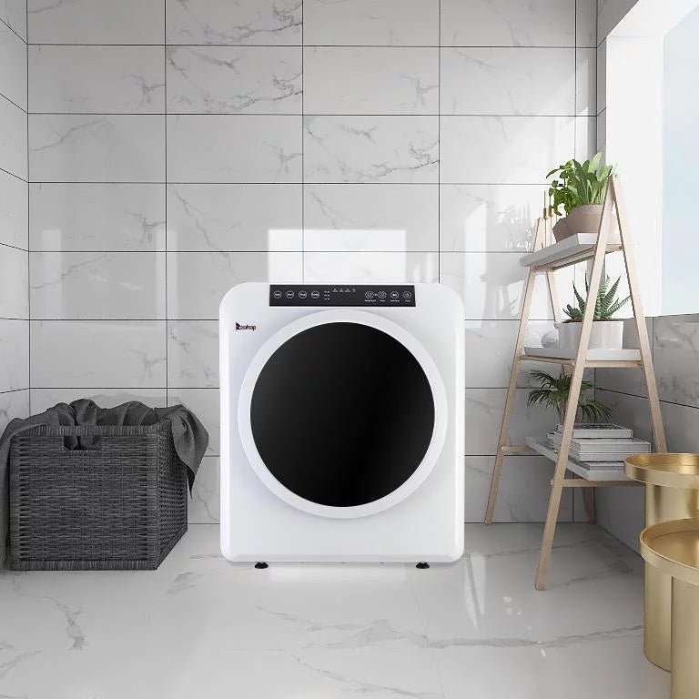 White 13lbs Capacity Stainless Steel Electric Clothes Dryer W431429