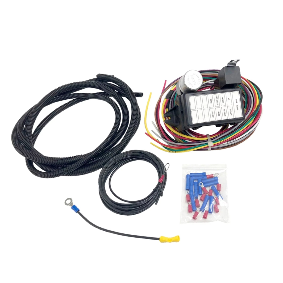 10 Circuit 8 Fuses Basic Wire Harness Fuse Box 12V N61824